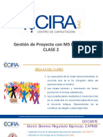 Gestión de Proyectos con MS Project - Clase 2 (CCIRA Capacitaciones)