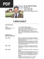 Lebenslauf Heinrich Klopp