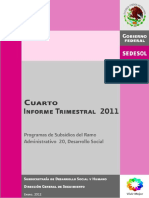 Cuarto Informe Trimestral 2011 PDF