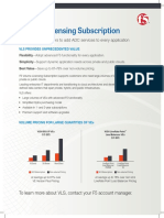 Volume Licensing Subscription: Enabling F5 Customers To Add ADC Services To Every Application