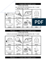 Phonics: I: Listen and Circle