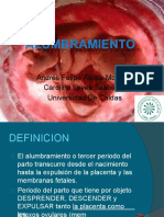 Tercer periodo del parto: Alumbramiento