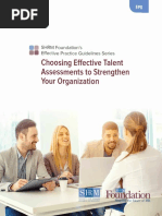 Choosing Effective Talent Assessments To Strengthen Your Organization