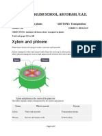 Transport in Plants