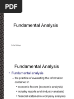 Fundamental Analysis: DR Saif Siddiqui