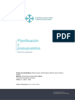 UNIDAD 1 PLANIFICACION Y PRESUPUESTOS Grupo 1 Primer Parcial PDF