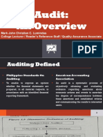 Audit: An Overview