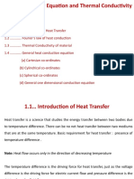 Chapter 1: Fourier Equation and Thermal Conductivity