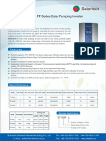 Solartech PF Series Solar Pumping Inverter PDF