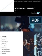 Transform High Tech With SAP Solutions: Business Value With Intelligent ERP