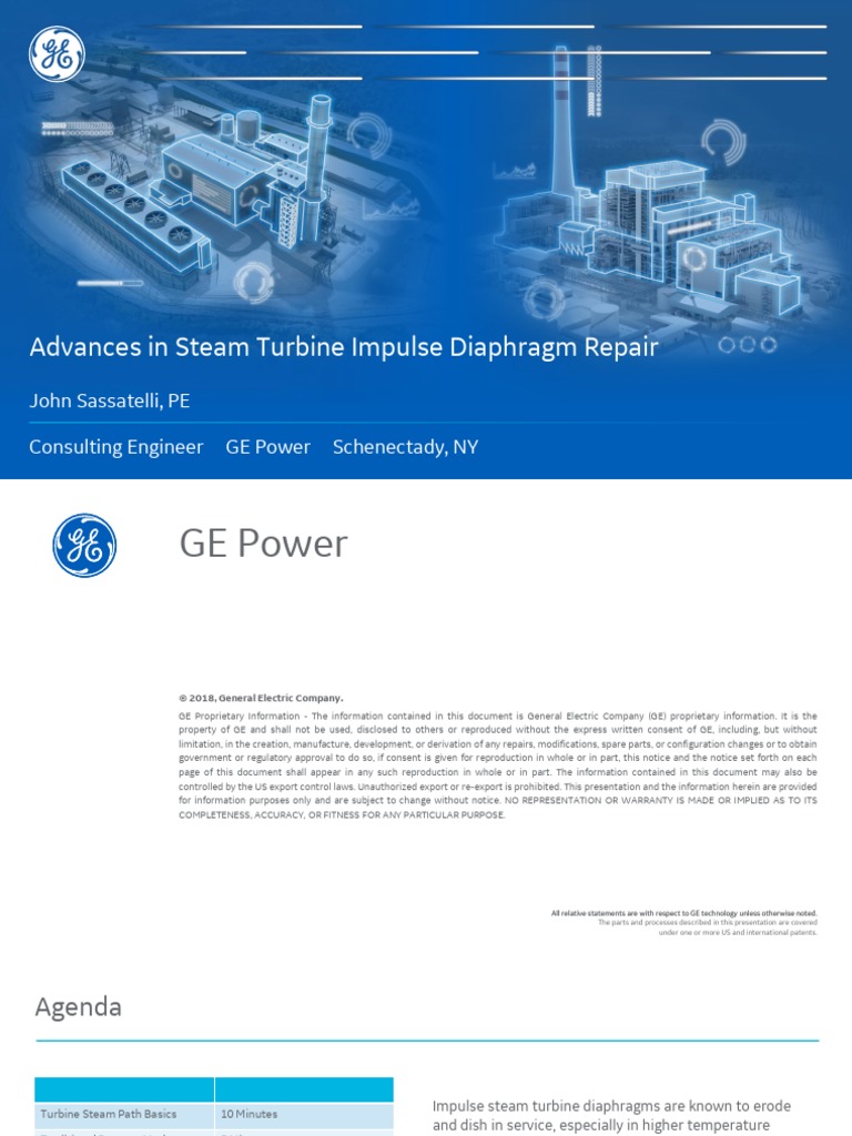 Procedure Repair Diaphragm PDF PDF Turbine Welding