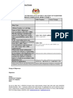 Appendix 3 (Application Form) : Stamp of Shipowner