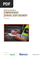 Comprehensive General Scope Document: How To Create A