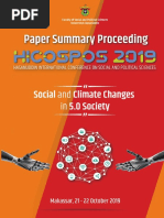 Proceedingshicospos 2019 | PDF | Activism | Data