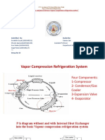 Thermodynamic Analysis of Advance Vapour Compression Refrigeration System