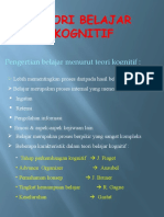 Teori Belajar Kognitif