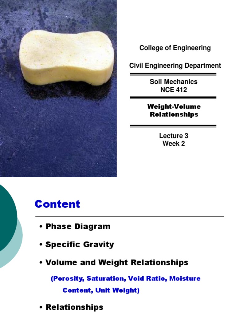 Understanding Volume and Weight Relationships in Soil Mechanics through ...