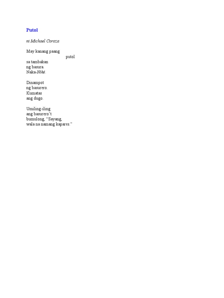 Putol | PDF