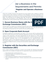 Register Business Philippines: SEC, BIR, SSS, PhilHealth Steps