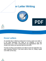 Cover Letter Writing: Student Job Centre 2012