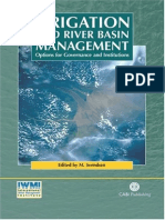 Irrigation and River Basin Management Bysvendsen PDF