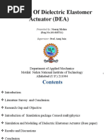 Simulation of Dielectric Elastomer Actuator (DEA)