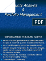 Security Analysis & Portfolio Management