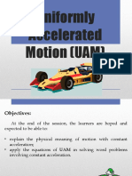 Understanding Uniformly Accelerated Motion (UAM