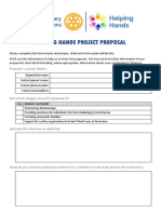 Helping Hands Project Proposal