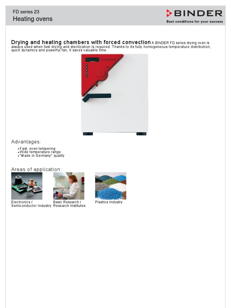 Heating Ovens: Drying and Heating Chambers With Forced Convection | PDF ...