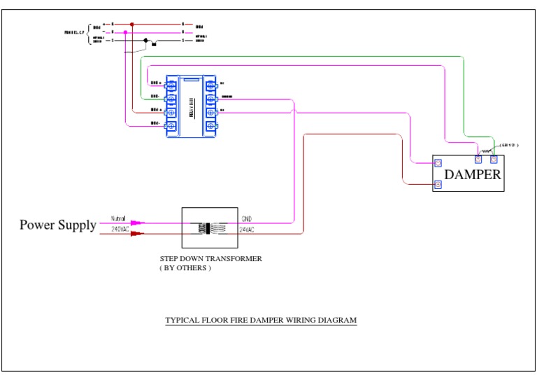 Damper Wiring Diagram 1 PDF