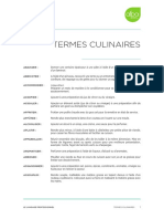 Termes Culinaires PDF