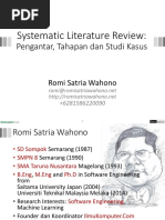 Systematic Literature Review:: Pengantar, Tahapan Dan Studi Kasus