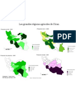 Régions Agricoles en Iran