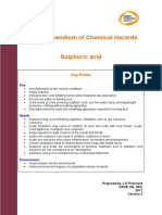 HPA Compendium of Chemical Hazards SULPHURIC ACID v3