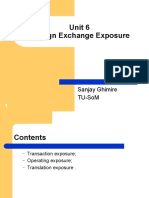 Unit 6 Foreign Exchange Exposure: Sanjay Ghimire Tu-Som