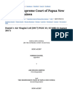 Daniel V Air Niugini LTD (2017) PGSC 61 SC1886 (4 August 2017)
