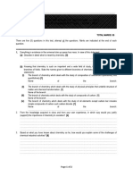 Grade 10 B Chemistry Test 1 Term 1 2019