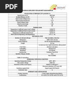 Deshmukh 160W 60-Cell Tech Sheet