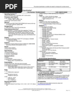 Satellite L305 Detailed Product Specification: Graphics