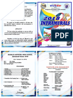 Intrams Program 2018.