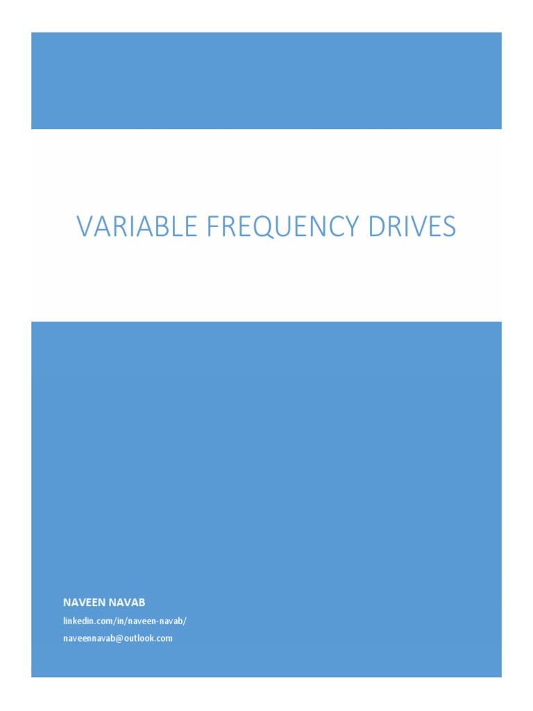 Understanding Variable Frequency Drives | PDF | Power Inverter | Rectifier