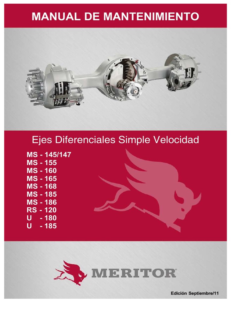Manual de Mantenimiento Diferenciales Meritor | PDF | Engranaje ...