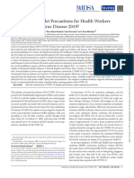 Airborne or Droplet Precautions For Health Workers Treating Coronavirus Disease 2019?