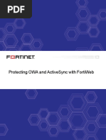 Protecting OWA and ActiveSync With FortiWeb