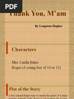 Thank You Ma'am - by Langston Hughes | PDF
