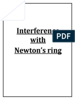 Newton's Ring Experiment - 1