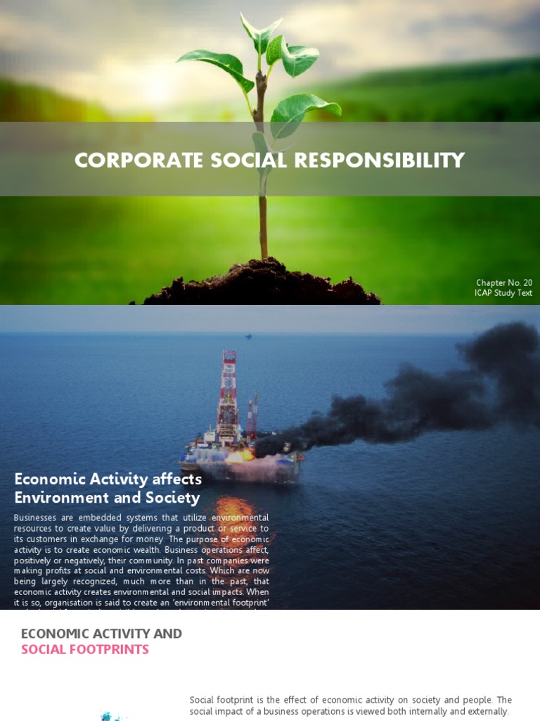 Corporate Social Responsibility Overview | PDF | Corporate Social ...