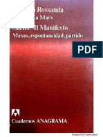 De Marx A Marx, Il Manifiesto Rossana Rossanda, Jean Paul Sartre PDF