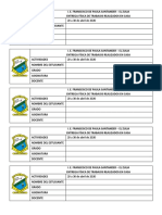 Formato de Portadilla para Recibir Trabajos